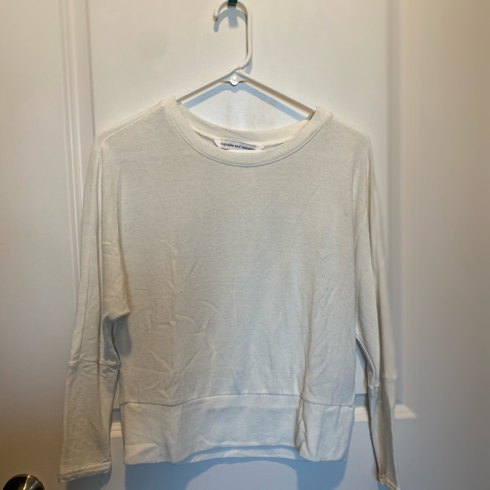 Cupcakes & Cashmere Cream Long Sleeve Top